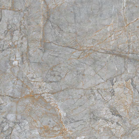 Gray marble with brown veins